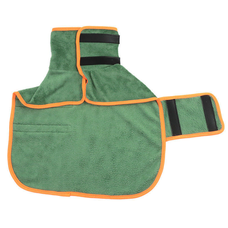 Pawdelou Reset Robe microfiber dog drying robe